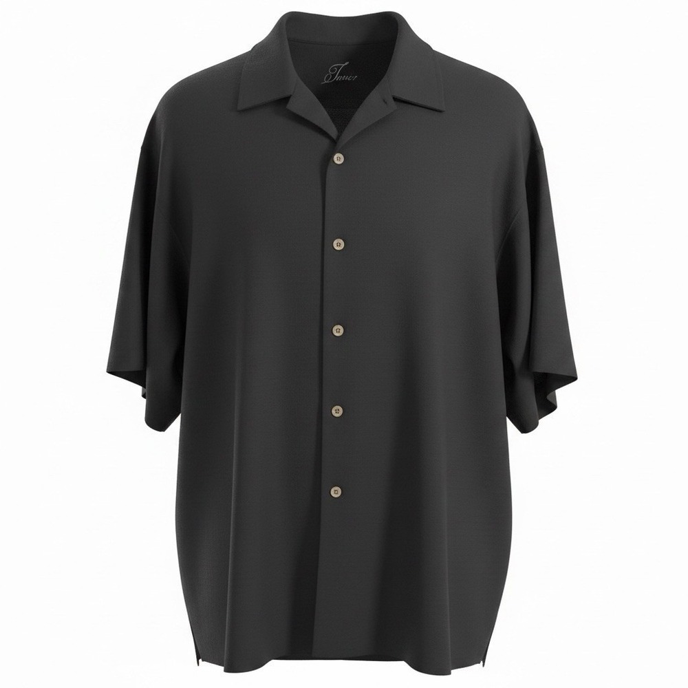 Tommy Bahama Silk Shirt XXL Mens Midnight Martinis Embroidered - Picture 4 of 13